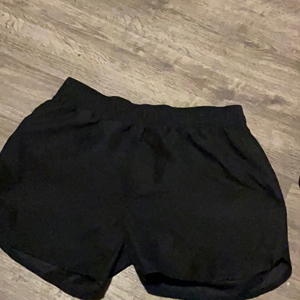 bcg Black Athletic Shorts with Elastic Waistband